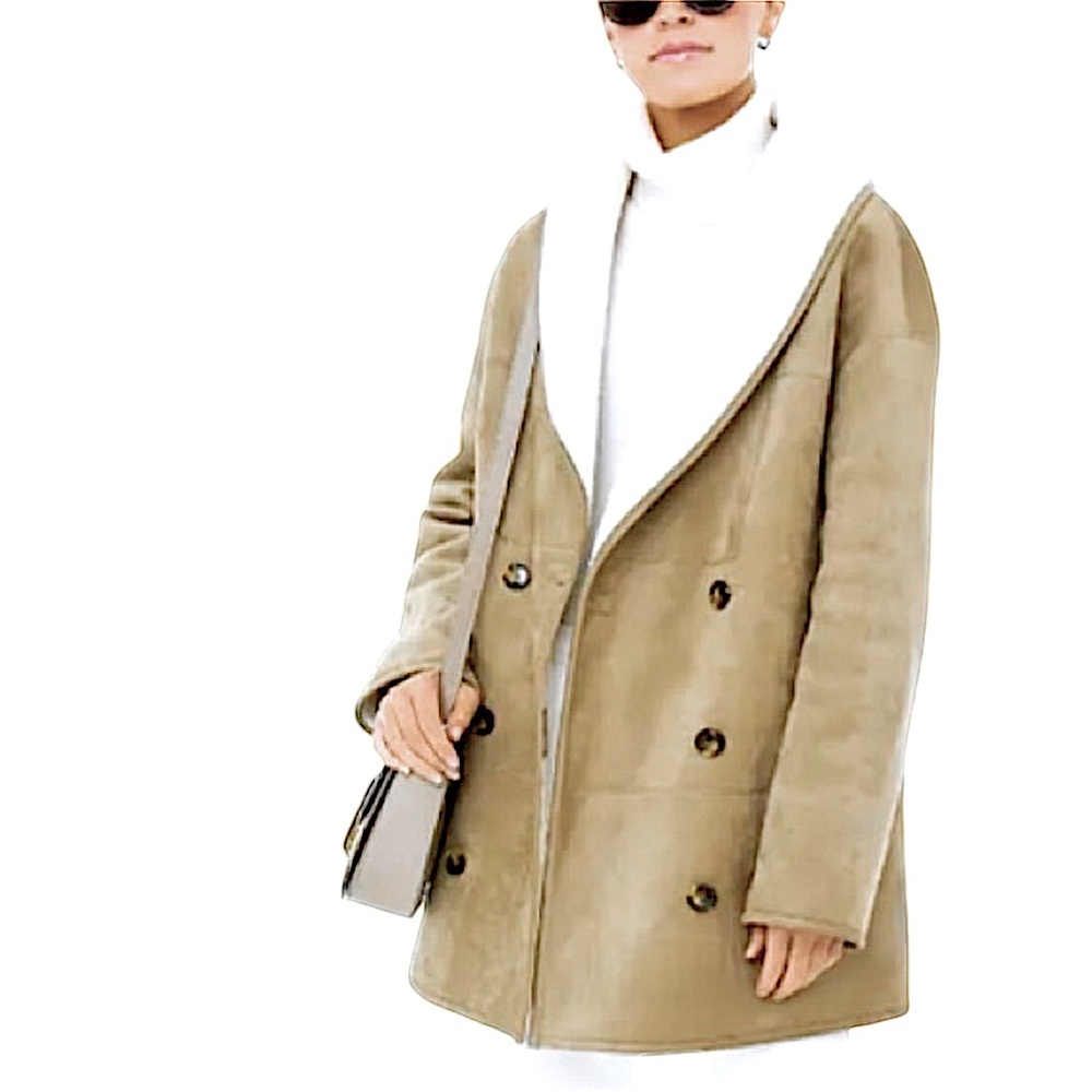 NWT Tuckernuck French Grey Suede Thayer Coat - Picture 15 of 15